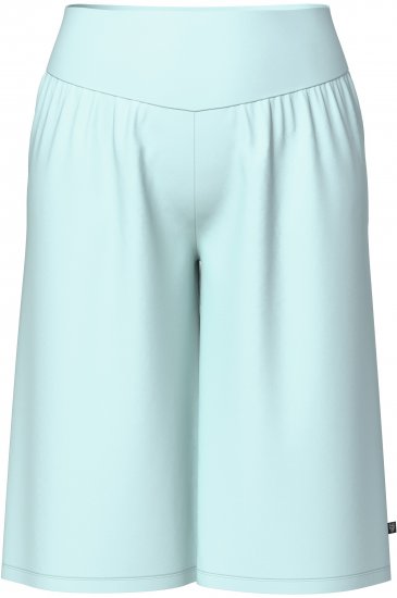 Ulla Popken Wide Leg Flared Bermuda Shorts Blue - Τζιν & Παντελόνια για Γυναίκες σε Μεγάλες Μεγέθη – Plus Size - 