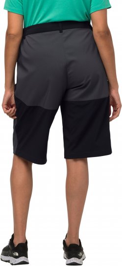 Ulla Popken Water Repellent Nordic Walking Shorts Black - Τζιν & Παντελόνια για Γυναίκες σε Μεγάλες Μεγέθη – Plus Size - 