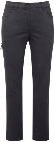 Ulla Popken Stretch Fit 6 Pocket Cargo Pants Black - Τζιν & Παντελόνια για Γυναίκες σε Μεγάλες Μεγέθη – Plus Size - 