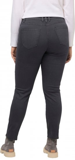 Ulla Popken Stretch Fit 6 Pocket Cargo Pants Black - Τζιν & Παντελόνια για Γυναίκες σε Μεγάλες Μεγέθη – Plus Size - 