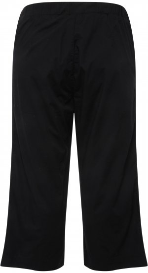 Ulla Popken Cropped Ruby Fit Pants Black - Τζιν & Παντελόνια για Γυναίκες σε Μεγάλες Μεγέθη – Plus Size - 