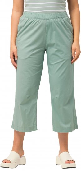 Ulla Popken Cropped Ruby Fit Pants Moss Green - Τζιν & Παντελόνια για Γυναίκες σε Μεγάλες Μεγέθη – Plus Size - 