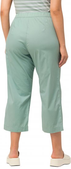 Ulla Popken Cropped Ruby Fit Pants Moss Green - Τζιν & Παντελόνια για Γυναίκες σε Μεγάλες Μεγέθη – Plus Size - 