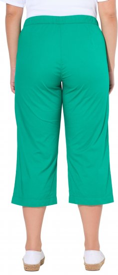 Ulla Popken Cropped Ruby Fit Pants Emerald Green - Τζιν & Παντελόνια για Γυναίκες σε Μεγάλες Μεγέθη – Plus Size - 