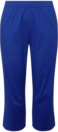 Ulla Popken Cropped Ruby Fit Pants Blue - Τζιν & Παντελόνια για Γυναίκες σε Μεγάλες Μεγέθη – Plus Size - 