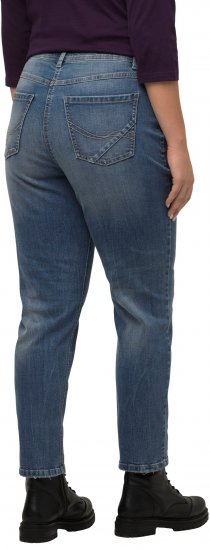 Ulla Popken Thermal Mom Jeans Blue Denim - Τζιν & Παντελόνια για Γυναίκες σε Μεγάλες Μεγέθη – Plus Size - 
