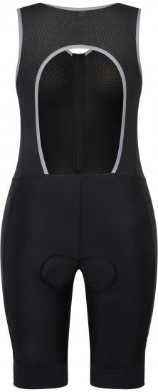 Ulla Popken Padded Cycling Zip Front Bodysuit Black - Τζιν & Παντελόνια για Γυναίκες σε Μεγάλες Μεγέθη – Plus Size - 