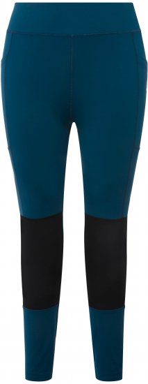 Ulla Popken High Waisted Hiking Leggings Blue - Τζιν & Παντελόνια για Γυναίκες σε Μεγάλες Μεγέθη – Plus Size - 