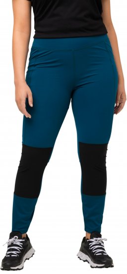 Ulla Popken High Waisted Hiking Leggings Blue - Τζιν & Παντελόνια για Γυναίκες σε Μεγάλες Μεγέθη – Plus Size - 