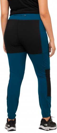 Ulla Popken High Waisted Hiking Leggings Blue - Τζιν & Παντελόνια για Γυναίκες σε Μεγάλες Μεγέθη – Plus Size - 