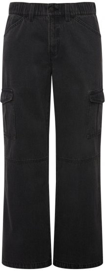 Ulla Popken Mandy Cargo Jeans Black - Τζιν & Παντελόνια για Γυναίκες σε Μεγάλες Μεγέθη – Plus Size - 