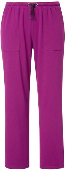 Ulla Popken Straight Leg Joggers Purple - Τζιν & Παντελόνια για Γυναίκες σε Μεγάλες Μεγέθη – Plus Size - 