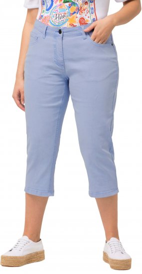 Ulla Popken Capri Boyfriend Jeans Blue - Τζιν & Παντελόνια για Γυναίκες σε Μεγάλες Μεγέθη – Plus Size - 