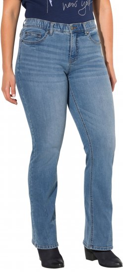 Ulla Popken Bootcut Marie Jeans Light Blue Denim - Τζιν & Παντελόνια για Γυναίκες σε Μεγάλες Μεγέθη – Plus Size - 