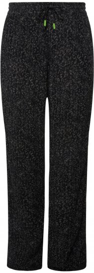 Ulla Popken Speckled Crepe Pull On Pants Black - Τζιν & Παντελόνια για Γυναίκες σε Μεγάλες Μεγέθη – Plus Size - 