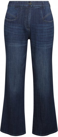 Ulla Popken Bootcut Stretch Fit Jeans Blue - Τζιν & Παντελόνια για Γυναίκες σε Μεγάλες Μεγέθη – Plus Size - 
