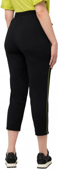 Ulla Popken Decorative Seam Sweatpants Black - Τζιν & Παντελόνια για Γυναίκες σε Μεγάλες Μεγέθη – Plus Size - 