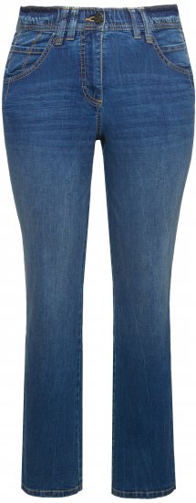 Ulla Popken Wide Leg Mandy Jeans Blue - Τζιν & Παντελόνια για Γυναίκες σε Μεγάλες Μεγέθη – Plus Size - 
