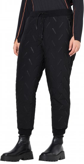 Ulla Popken Triple Function Pants Black - Τζιν & Παντελόνια για Γυναίκες σε Μεγάλες Μεγέθη – Plus Size - 