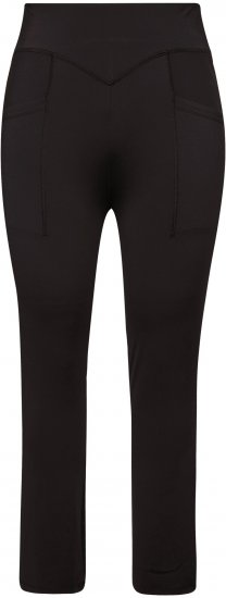 Ulla Popken Straight Leg Quick Drying Leggings Black - Τζιν & Παντελόνια για Γυναίκες σε Μεγάλες Μεγέθη – Plus Size - 