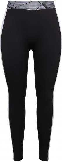 Ulla Popken High Waisted Leggings Black - Τζιν & Παντελόνια για Γυναίκες σε Μεγάλες Μεγέθη – Plus Size - 