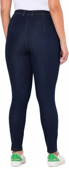 Ulla Popken High Waisted Stretch Fit Jeans Denim Blue - Τζιν & Παντελόνια για Γυναίκες σε Μεγάλες Μεγέθη – Plus Size - 