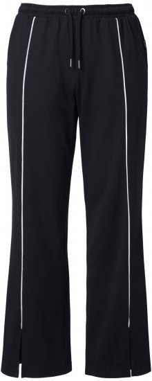 Ulla Popken Tracksuit Pants Black - Τζιν & Παντελόνια για Γυναίκες σε Μεγάλες Μεγέθη – Plus Size - 