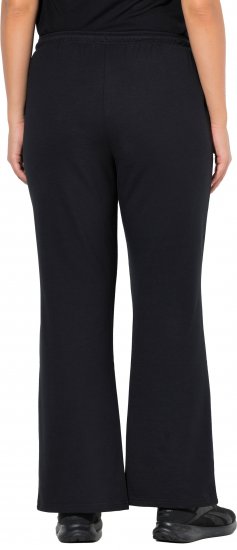 Ulla Popken Tracksuit Pants Black - Τζιν & Παντελόνια για Γυναίκες σε Μεγάλες Μεγέθη – Plus Size - 