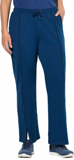 Ulla Popken Tracksuit Pants Blue - Τζιν & Παντελόνια για Γυναίκες σε Μεγάλες Μεγέθη – Plus Size - 