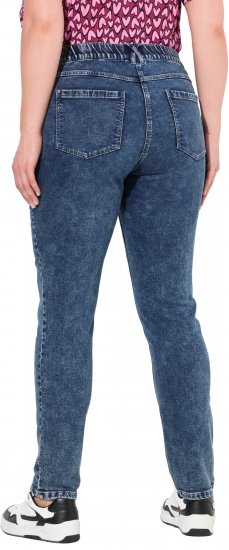 Ulla Popken Jersey Slim Leg Jeans Denim Blue - Τζιν & Παντελόνια για Γυναίκες σε Μεγάλες Μεγέθη – Plus Size - 
