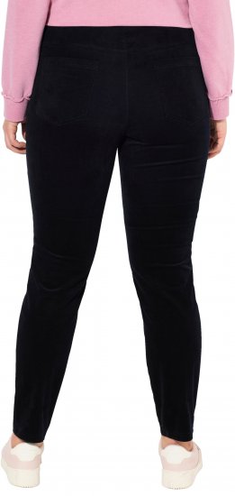 Ulla Popken Corduroy Leggings Navy - Τζιν & Παντελόνια για Γυναίκες σε Μεγάλες Μεγέθη – Plus Size - 