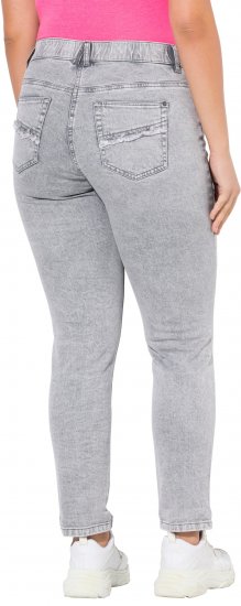 Ulla Popken Stretch Cotton Cargo Crop Pants White - Τζιν & Παντελόνια για Γυναίκες σε Μεγάλες Μεγέθη – Plus Size - 