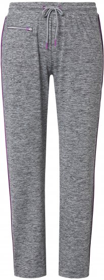 Ulla Popken Quick Drying Jogging Pants Grey - Τζιν & Παντελόνια για Γυναίκες σε Μεγάλες Μεγέθη – Plus Size - 