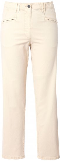 Ulla Popken Tapered Leg Mony Pants Dark Putty - Τζιν & Παντελόνια για Γυναίκες σε Μεγάλες Μεγέθη – Plus Size - 