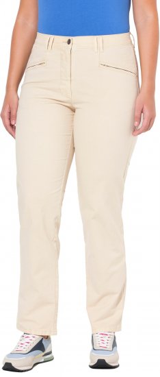 Ulla Popken Tapered Leg Mony Pants Dark Putty - Τζιν & Παντελόνια για Γυναίκες σε Μεγάλες Μεγέθη – Plus Size - 