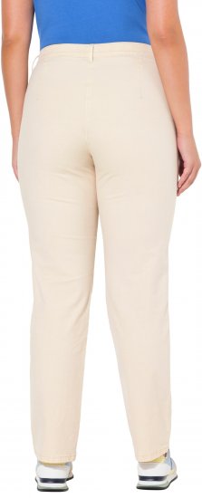 Ulla Popken Tapered Leg Mony Pants Dark Putty - Τζιν & Παντελόνια για Γυναίκες σε Μεγάλες Μεγέθη – Plus Size - 