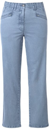 Ulla Popken Tapered Leg Mony Pants Atlantic Blue - Τζιν & Παντελόνια για Γυναίκες σε Μεγάλες Μεγέθη – Plus Size - 