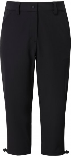 Ulla Popken Ultra Light Triple Function Cropped Softshell Pants Black - Τζιν & Παντελόνια για Γυναίκες σε Μεγάλες Μεγέθη – Plus Size - 