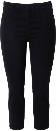 Ulla Popken Cropped Jeggings Black - Τζιν & Παντελόνια για Γυναίκες σε Μεγάλες Μεγέθη – Plus Size - 