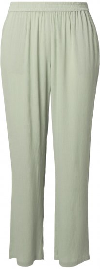 Ulla Popken Elastic Waist Crepe Pants Light Moss Green - Τζιν & Παντελόνια για Γυναίκες σε Μεγάλες Μεγέθη – Plus Size - 