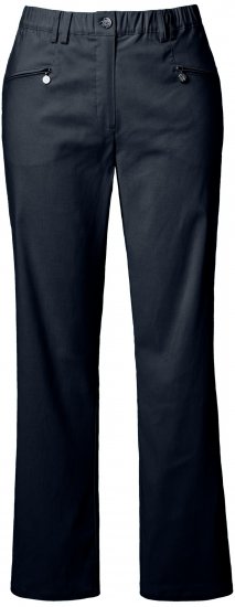 Ulla Popken Thermal Stretch Fit Mony Pants Navy Blue - Τζιν & Παντελόνια για Γυναίκες σε Μεγάλες Μεγέθη – Plus Size - 