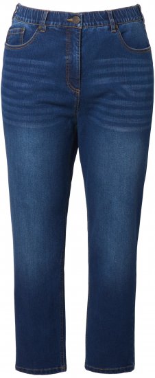 Ulla Popken Versatile Zip Off Leg Quick Dry Stretch Pants Navy Blue - Τζιν & Παντελόνια για Γυναίκες σε Μεγάλες Μεγέθη – Plus Size - 