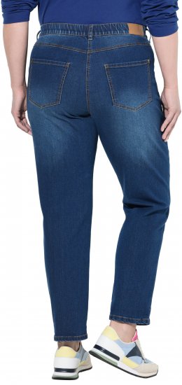 Ulla Popken Stretch Fit Boyfriend Jeans Blue - Τζιν & Παντελόνια για Γυναίκες σε Μεγάλες Μεγέθη – Plus Size - 