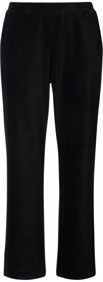 Ulla Popken Corduroy Elastic Waist Pants Black - Τζιν & Παντελόνια για Γυναίκες σε Μεγάλες Μεγέθη – Plus Size - 