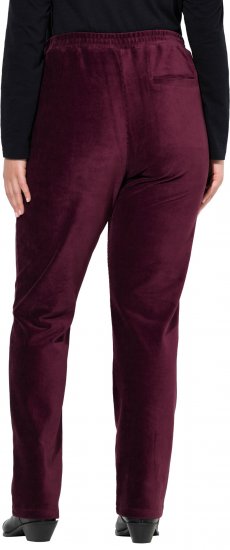 Ulla Popken Corduroy Elastic Waist Pants Brown - Τζιν & Παντελόνια για Γυναίκες σε Μεγάλες Μεγέθη – Plus Size - 