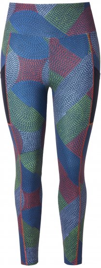Ulla Popken Quick Drying Stitch Print Performance Leggings Grey - Τζιν & Παντελόνια για Γυναίκες σε Μεγάλες Μεγέθη – Plus Size - 