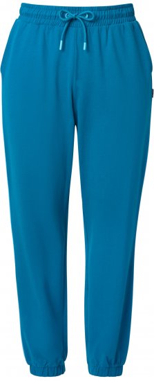 Ulla Popken Contrast Piping Joggers Blue - Τζιν & Παντελόνια για Γυναίκες σε Μεγάλες Μεγέθη – Plus Size - 
