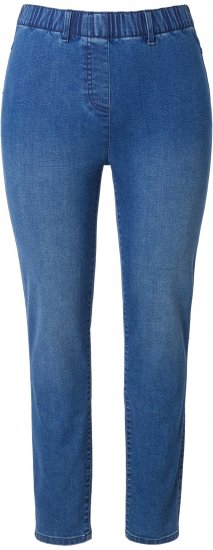 Ulla Popken Denim Jeggings Blue Denim - Τζιν & Παντελόνια για Γυναίκες σε Μεγάλες Μεγέθη – Plus Size - 