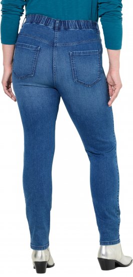 Ulla Popken Denim Jeggings Blue Denim - Τζιν & Παντελόνια για Γυναίκες σε Μεγάλες Μεγέθη – Plus Size - 