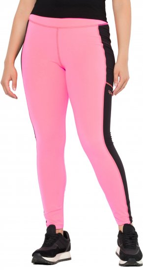 Ulla Popken Quick Drying Sports Leggings Pink - Τζιν & Παντελόνια για Γυναίκες σε Μεγάλες Μεγέθη – Plus Size - 